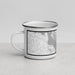 Left View Custom Newport News Virginia Map Enamel Mug in Classic