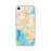 Custom Newport News Virginia Map iPhone SE Phone Case in Watercolor