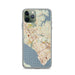 Custom Newport News Virginia Map Phone Case in Woodblock