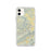 Custom New River Gorge National Park Map Phone Case in Woodblock