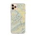 Custom New River Gorge National Park Map Phone Case in Woodblock