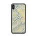 Custom New River Gorge National Park Map Phone Case in Woodblock