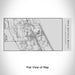 Rendered View of New Smyrna Beach Florida Map Engraving on 17oz Stainless Steel Insulated Cola Bottle