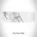 Rendered View of New Smyrna Beach Florida Map Engraving on 10oz Stainless Steel Insulated Cup with Sliding Lid in White