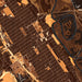 New Ulm Minnesota Map Print in Ember Style Zoomed In Close Up Showing Details