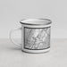 Left View Custom New York New York Map Enamel Mug in Classic