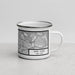 Right View Custom New York New York Map Enamel Mug in Classic