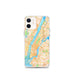 Custom New York New York Map iPhone 12 mini Phone Case in Watercolor