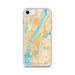 Custom New York New York Map iPhone SE Phone Case in Watercolor