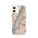 Custom New York New York Map iPhone 12 Phone Case in Woodblock