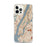 Custom New York New York Map iPhone 12 Pro Max Phone Case in Woodblock