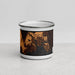 Front View Custom Niceville Florida Map Enamel Mug in Ember