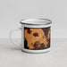 Left View Custom Niceville Florida Map Enamel Mug in Ember