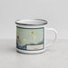 Right View Custom Niceville Florida Map Enamel Mug in Woodblock