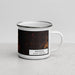 Right View Custom Nichols South Carolina Map Enamel Mug in Ember