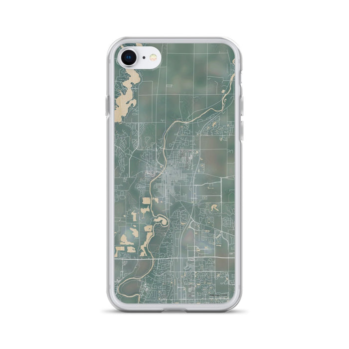 Custom iPhone SE Noblesville Indiana Map Phone Case in Afternoon