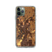 Custom iPhone 11 Pro Noblesville Indiana Map Phone Case in Ember