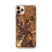 Custom iPhone 11 Pro Max Noblesville Indiana Map Phone Case in Ember