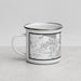 Left View Custom Norfolk Virginia Map Enamel Mug in Classic
