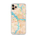 Custom Norfolk Virginia Map Phone Case in Watercolor