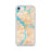 Custom Norfolk Virginia Map iPhone SE Phone Case in Watercolor