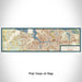 Flat View of Map Custom Norfolk Virginia Map Enamel Mug in Woodblock