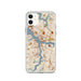 Custom Norfolk Virginia Map Phone Case in Woodblock