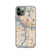 Custom Norfolk Virginia Map Phone Case in Woodblock