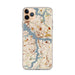 Custom Norfolk Virginia Map Phone Case in Woodblock