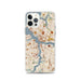 Custom Norfolk Virginia Map iPhone 12 Pro Phone Case in Woodblock