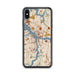Custom Norfolk Virginia Map Phone Case in Woodblock