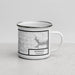 Right View Custom Norman Oklahoma Map Enamel Mug in Classic