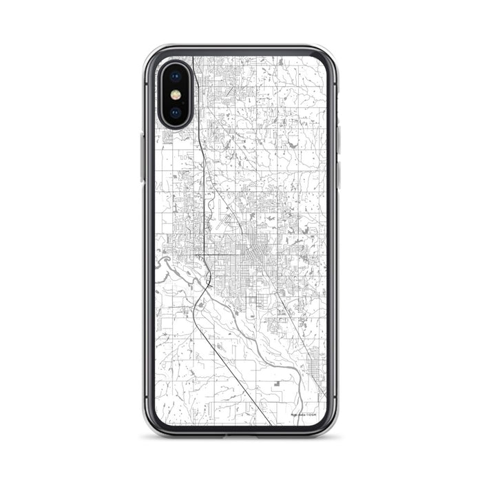 Custom Norman Oklahoma Map Phone Case in Classic