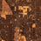 Norman Oklahoma Map Print in Ember Style Zoomed In Close Up Showing Details
