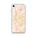 Custom Norman Oklahoma Map iPhone SE Phone Case in Watercolor