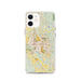 Custom Norman Oklahoma Map iPhone 12 Phone Case in Woodblock