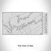 Rendered View of Norris Lake Tennessee Map Engraving on 17oz Stainless Steel Insulated Cola Bottle