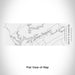 Rendered View of Norris Lake Tennessee Map Engraving on 10oz Stainless Steel Insulated Cup with Sliding Lid in White