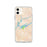 Custom Norris Lake Tennessee Map Phone Case in Watercolor