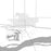 North Bend Nebraska Map Print in Classic Style Zoomed In Close Up Showing Details