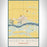 North Bend Nebraska Map Print Portrait Orientation in Woodblock Style With Shaded Background