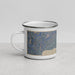Left View Custom North Bonneville Washington Map Enamel Mug in Afternoon