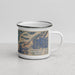 Right View Custom North Bonneville Washington Map Enamel Mug in Afternoon