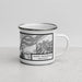 Right View Custom North Bonneville Washington Map Enamel Mug in Classic