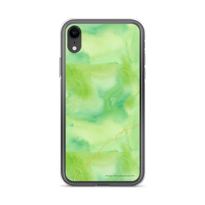 Custom North Cascades National Park Map Phone Case in Watercolor