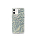 Custom North Cascades National Park Map iPhone 12 mini Phone Case in Woodblock
