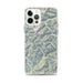 Custom North Cascades National Park Map iPhone 12 Pro Max Phone Case in Woodblock