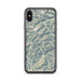 Custom North Cascades National Park Map Phone Case in Woodblock