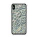Custom North Cascades National Park Map Phone Case in Woodblock