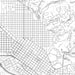 North End Boise Map Print in Classic Style Zoomed In Close Up Showing Details